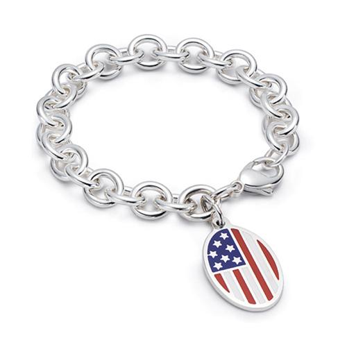 Tiffany American Flag Bracelet 