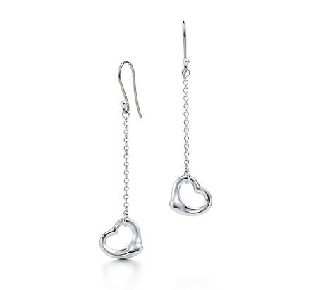 Elsa Peretti Open Heart Drop Earrings