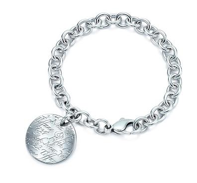 Tiffany Notes Round Tag Bracelet
