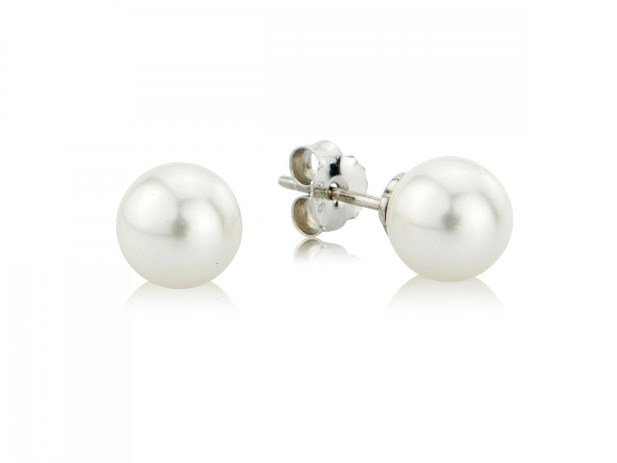 Tiffany Pearl Stud Earrings