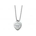 Return to Tiffany Heart tag pendant on a 34" beaded chain. 