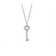 Tiffany & Co. Mini Vintage Oval Key Charm Pendant 
